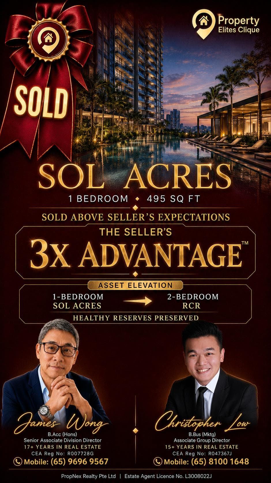 SOLD post: Sol Acres