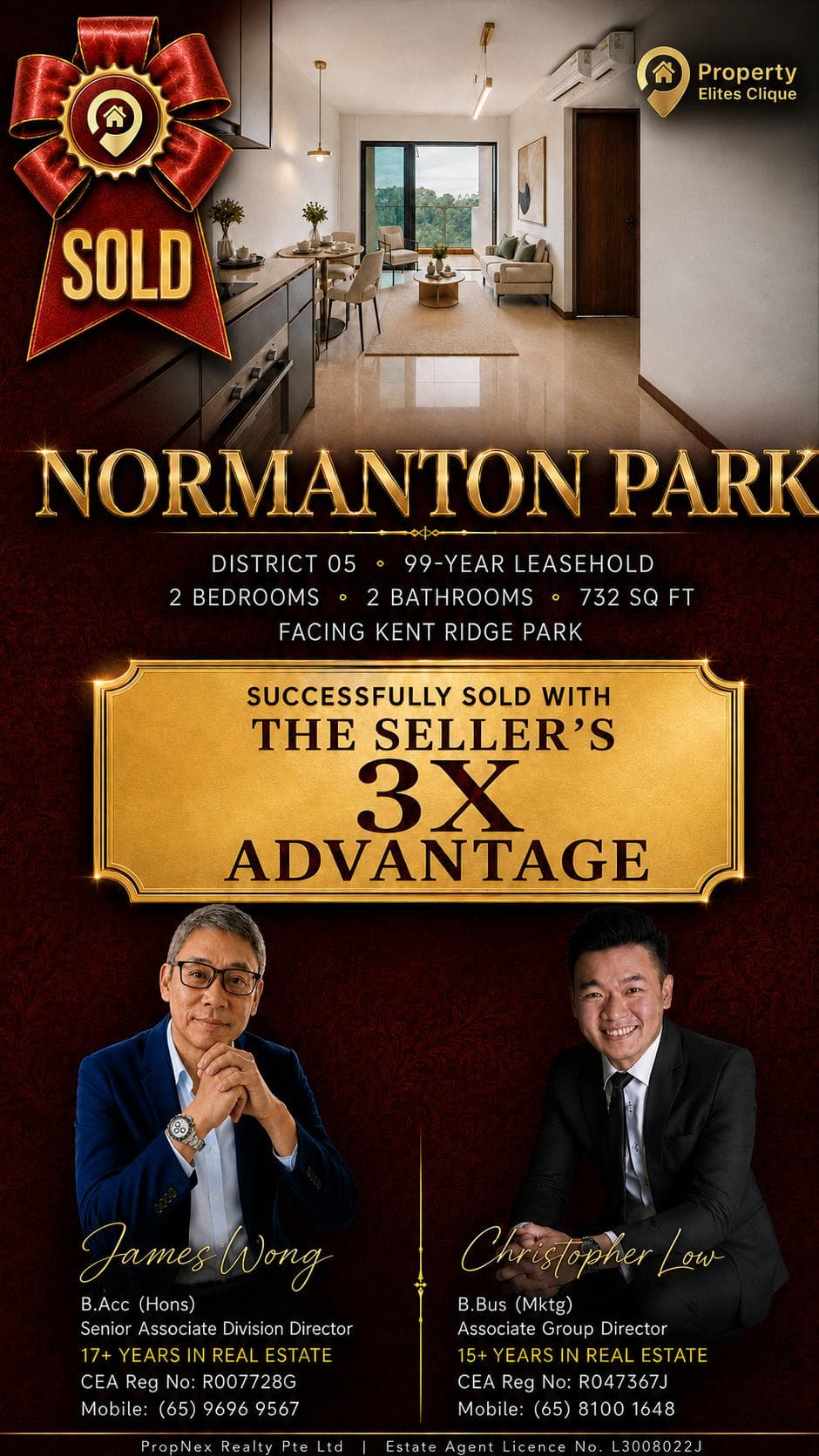 SOLD post: Normanton Park