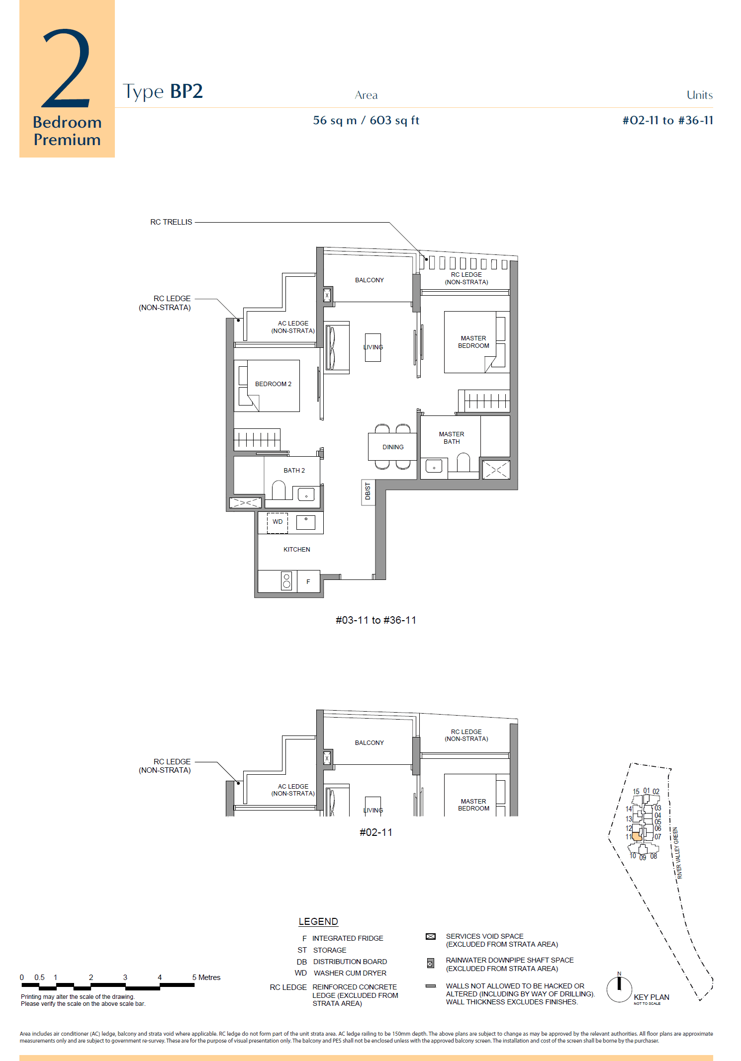 River Green, floor plan BP2 (2 Bedroom Premium)