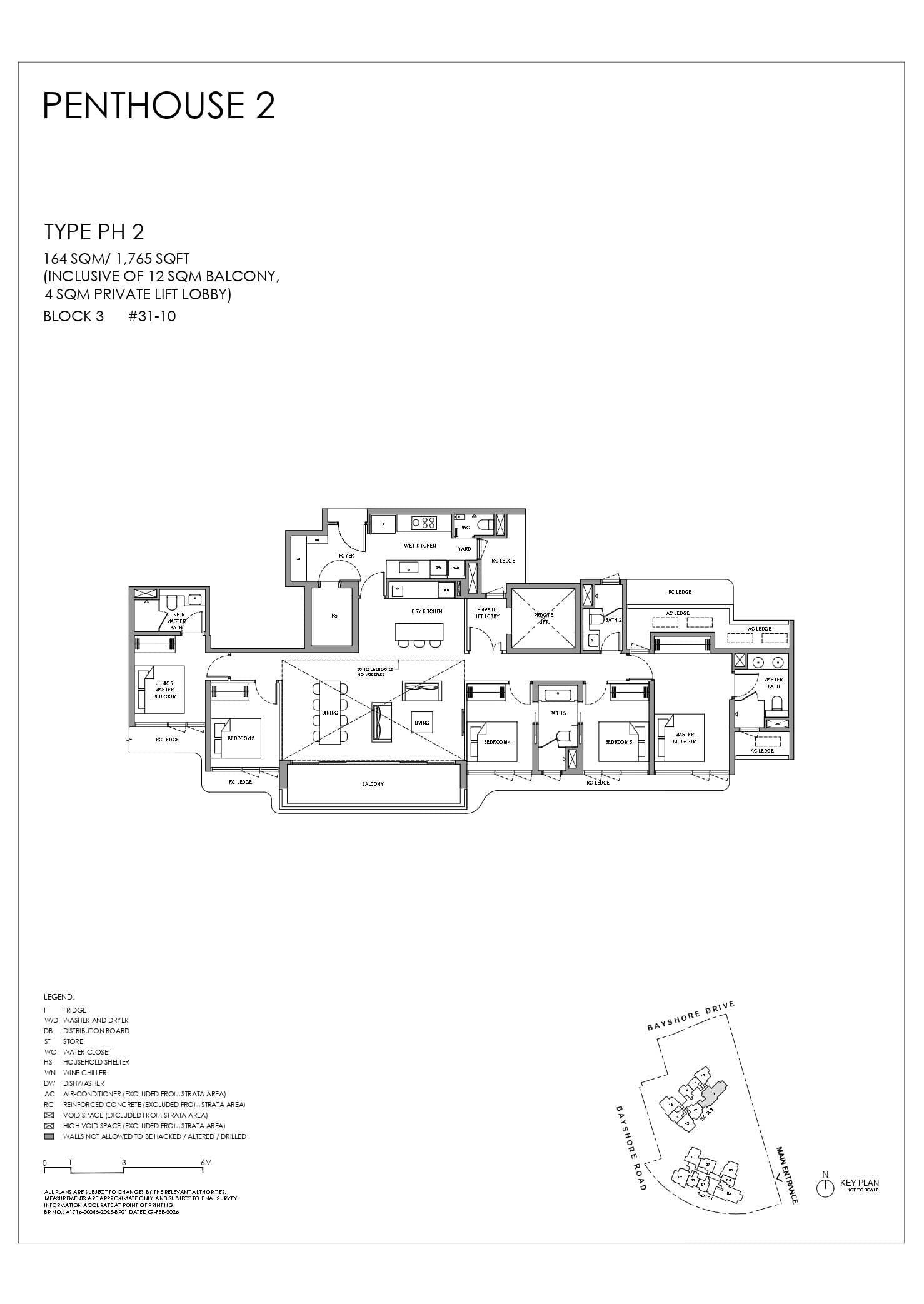 Vela Bay, floor plan PH 2 (Penthouse 2)