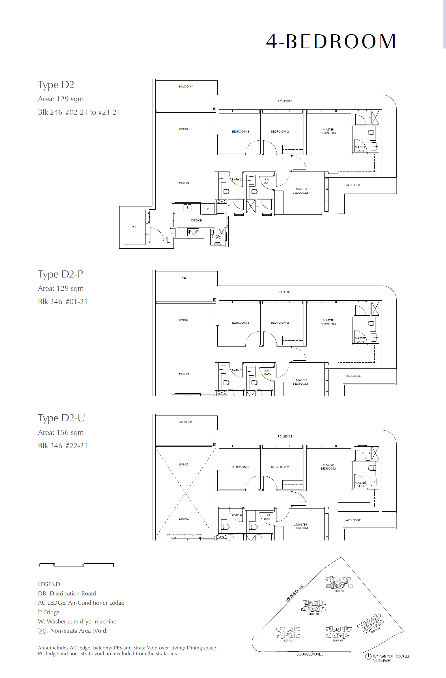 Chuan Park, floor plan D2-P (4 Bedroom)
